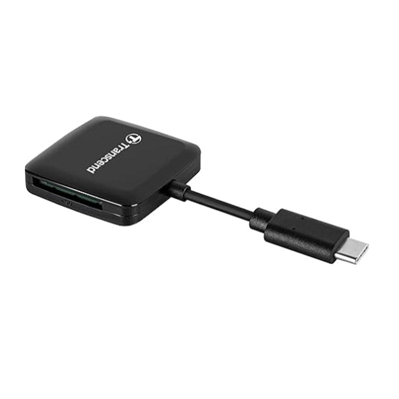 Transcend TS-RDC3 USB 3.2 USB Type-C Multifunctional Card Reader - Black