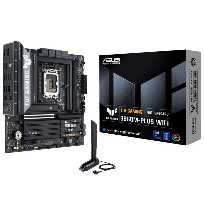 Asus TUF GAMING B860M-PLUS WIFI DDR5 M-ATX Gaming Motherboard