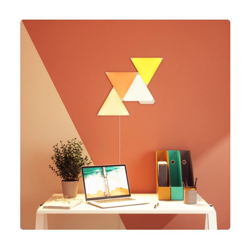 Nanoleaf Shapes Triangles Starter Kit 4 Light Panels - White