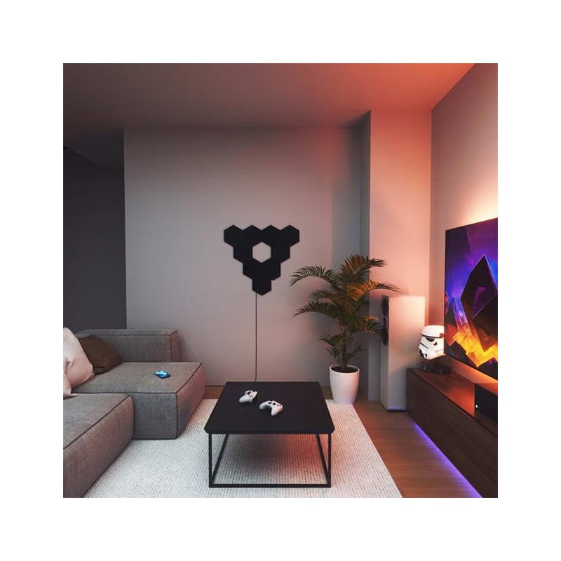 Nanoleaf Shapes Hexagon Limited Edition Expansion Pack 3 Light Panels (Panels Only) - Ultra Black