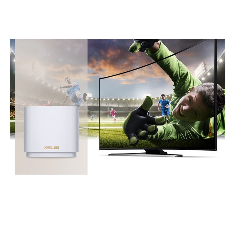 ASUS ZenWiFi AX (XT9) AX7800 Mesh Wi-Fi 6 System Tri-Band Whole-Home - White