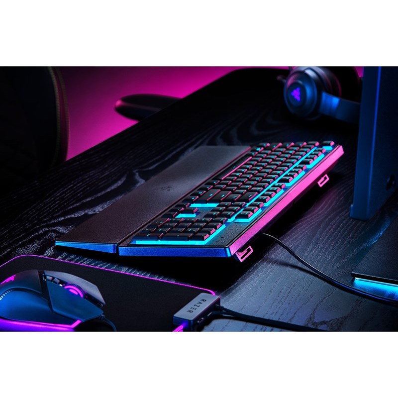 Razer Ornata V3 X Wired RGB Membrane Gaming Keyboard, Silent Membrane Switches (US Layout) - Black - Open Box