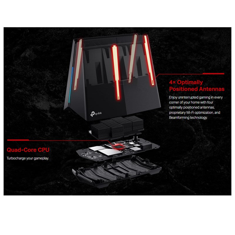 TP-Link Archer GXE75 AXE5400 Tri-Band Wi-Fi 6E Gaming Router