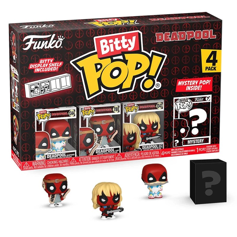 Funko Bitty Pop! Marvel: Deadpool - Sleepover 4PK