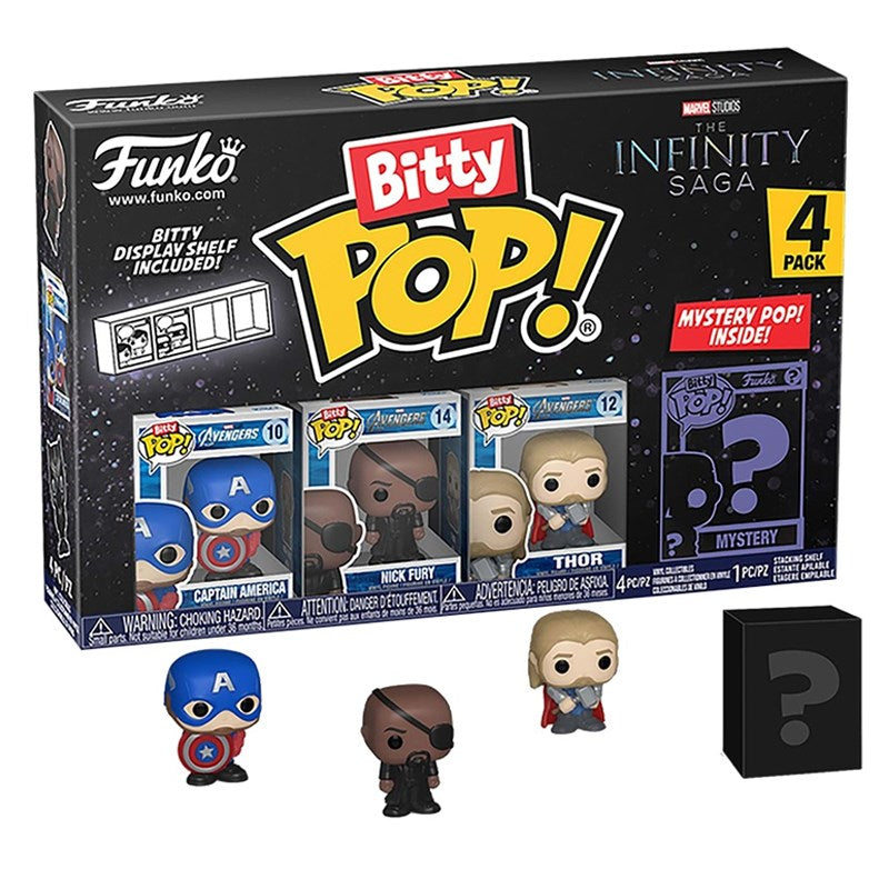 Funko Bitty Pop! Marvel: The Avengers - Captain America 4pk