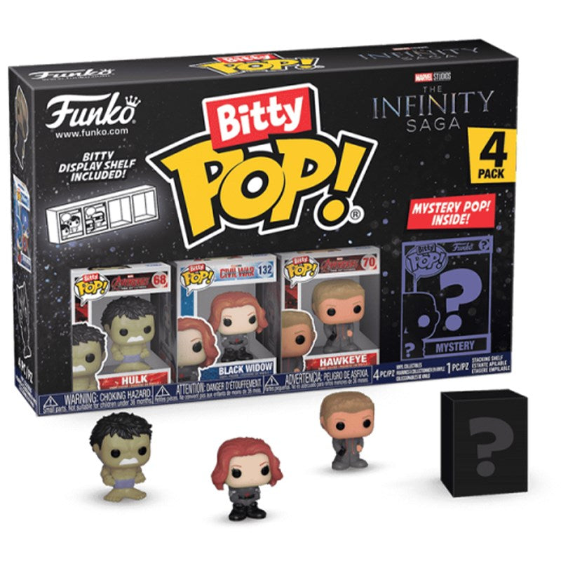 Funko Bitty Pop! Marvel: The Avengers - Hulk 4 PK