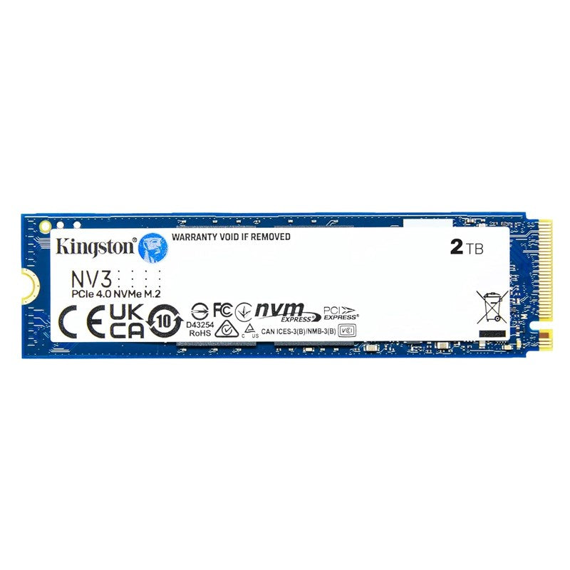 Kingston NV3 2TB PCIe 4.0 x4, NVMe, M.2 2280 Internal SSD