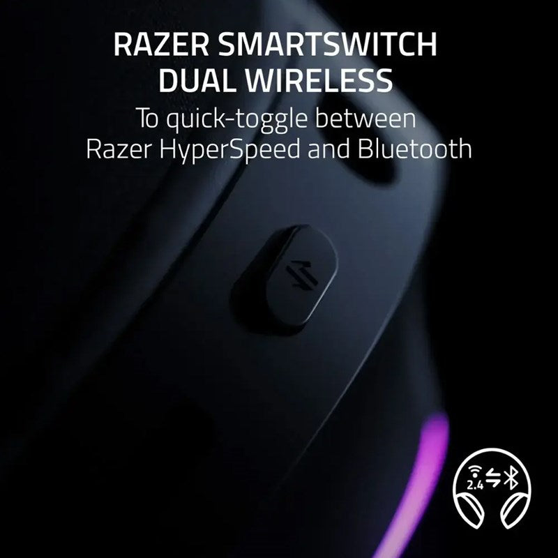 Razer Barracuda X Chroma Wireless Multi-Platform Gaming Headset for PC, PS4/PS5, Switch - Black