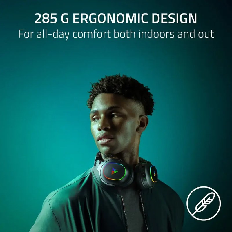 Razer Barracuda X Chroma Wireless Multi-Platform Gaming Headset for PC, PS4/PS5, Switch - Black