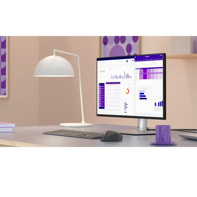 ديل شاشة الألعاب P2725H مقاس 27 بوصة بدقة FHD IPS، وتردد 100 هرتز، وزمن استجابة 5 مللي ثانية، ارتفاع إمالة دوارة محورية