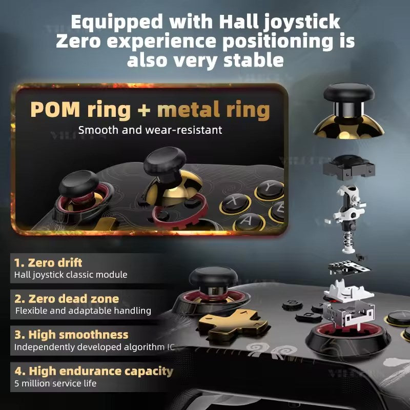 Access Z03DP Hall Effect Wireless RGB Gaming Controller For Switch, IOS/Android, PC - Black Myth Wukong
