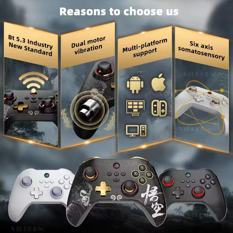 Access Z03DP Hall Effect Wireless RGB Gaming Controller For Switch, IOS/Android, PC - Black Myth Wukong