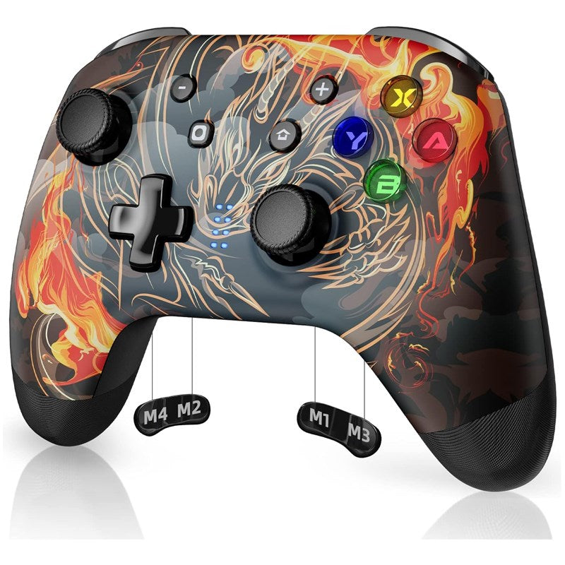 Access 9124 Wireless RGB Gaming Controller for PC, Phone, Switch - Dragon