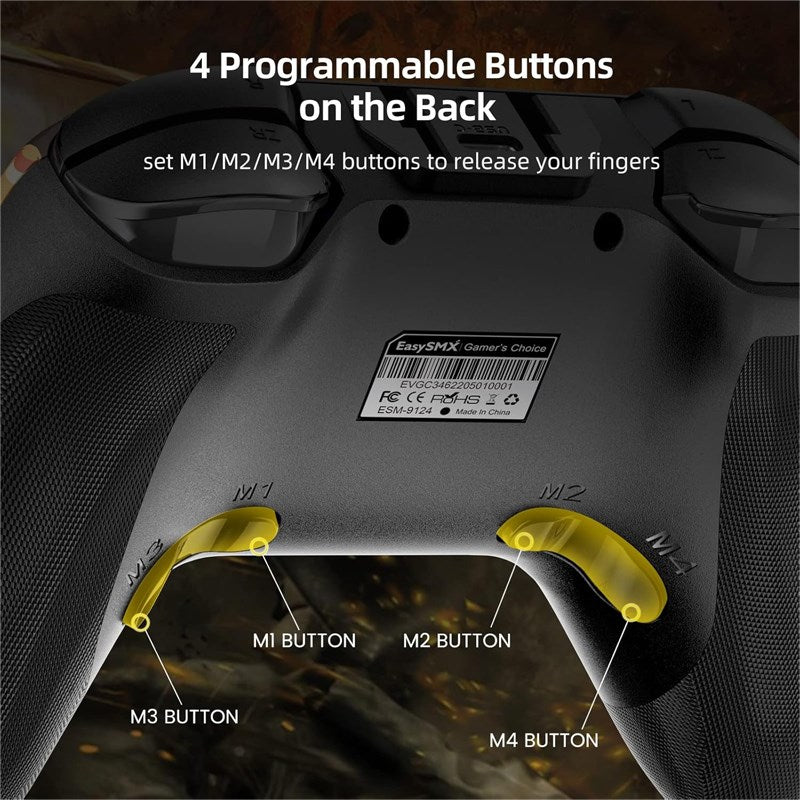 Access 9124 Wireless RGB Gaming Controller for PC, Phone, Switch - Dragon