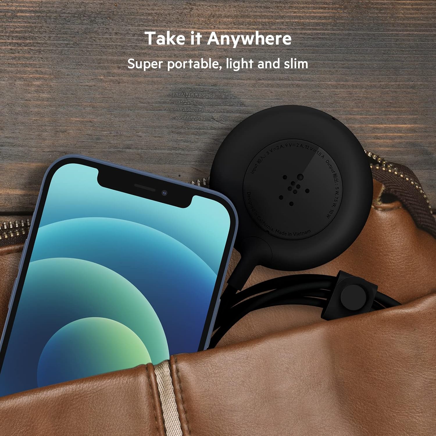 Belkin Magnetic Portable Wireless Charger Pad 7.5W No PSU - White