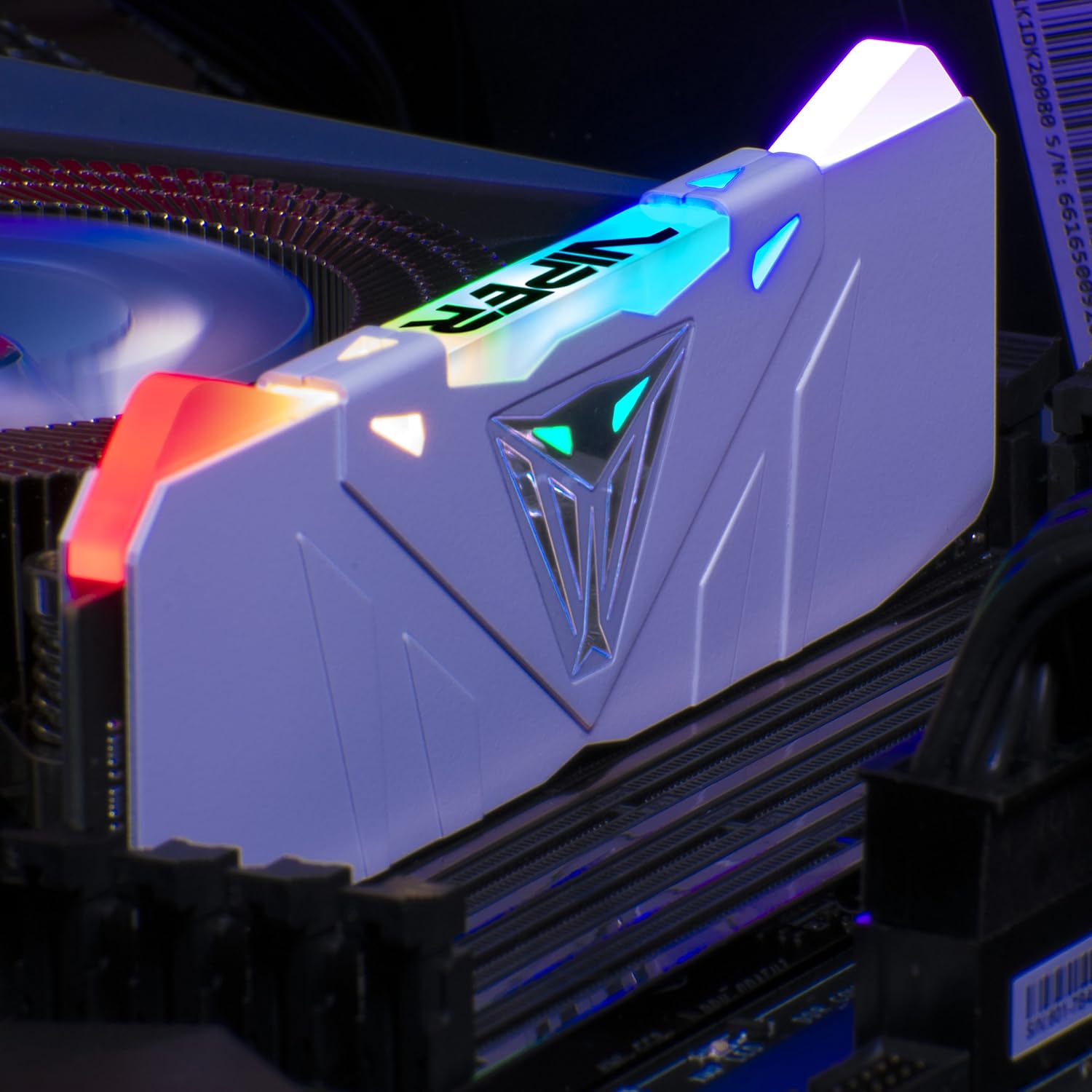 Patriot Viper RGB 16GB (2 x 8GB) DDR4 3200 MHz RAM Memory Kit - White