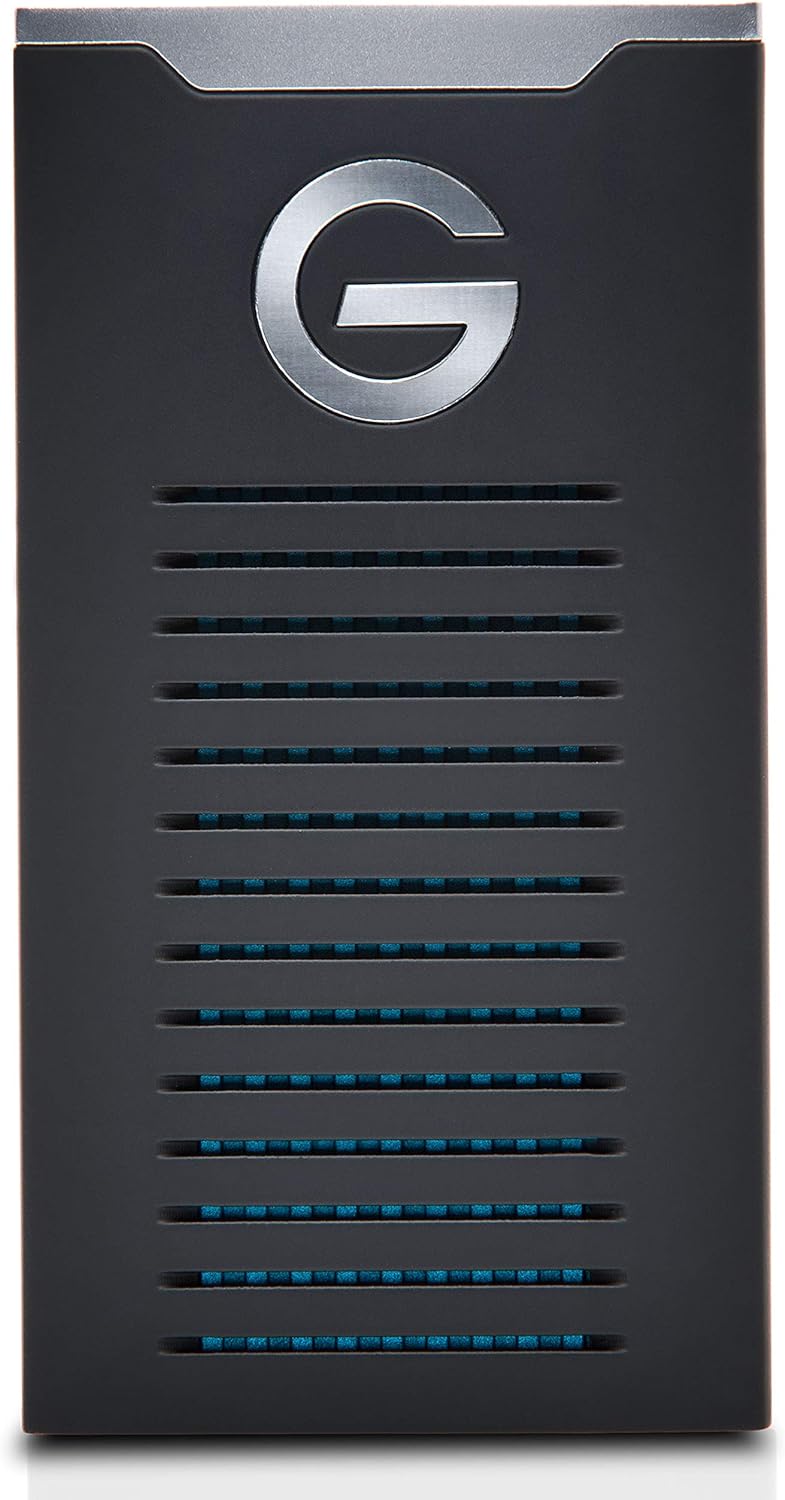 G-Technology 2TB G-DRIVE  USB 3.1 Gen 2 Type-C Rugged Portable SSD, 560MB/s