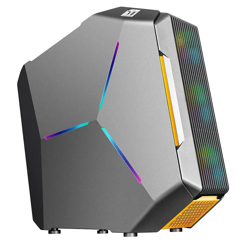 Access ZeroMaster ATX Mid Tower Gaming PC Case - Black (4 ARGB Fans Included)
