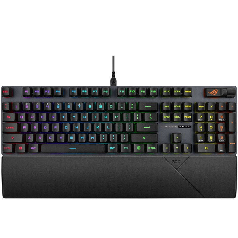 Asus ROG Strix Scope II RX Wired RGB Optical Gaming Keyboard (ROG RX Red Switch) (Arabic Layout) - Black