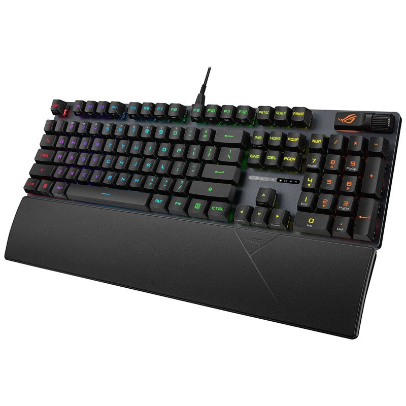 Asus ROG Strix Scope II RX Wired RGB Optical Gaming Keyboard (ROG RX Red Switch) (Arabic Layout) - Black