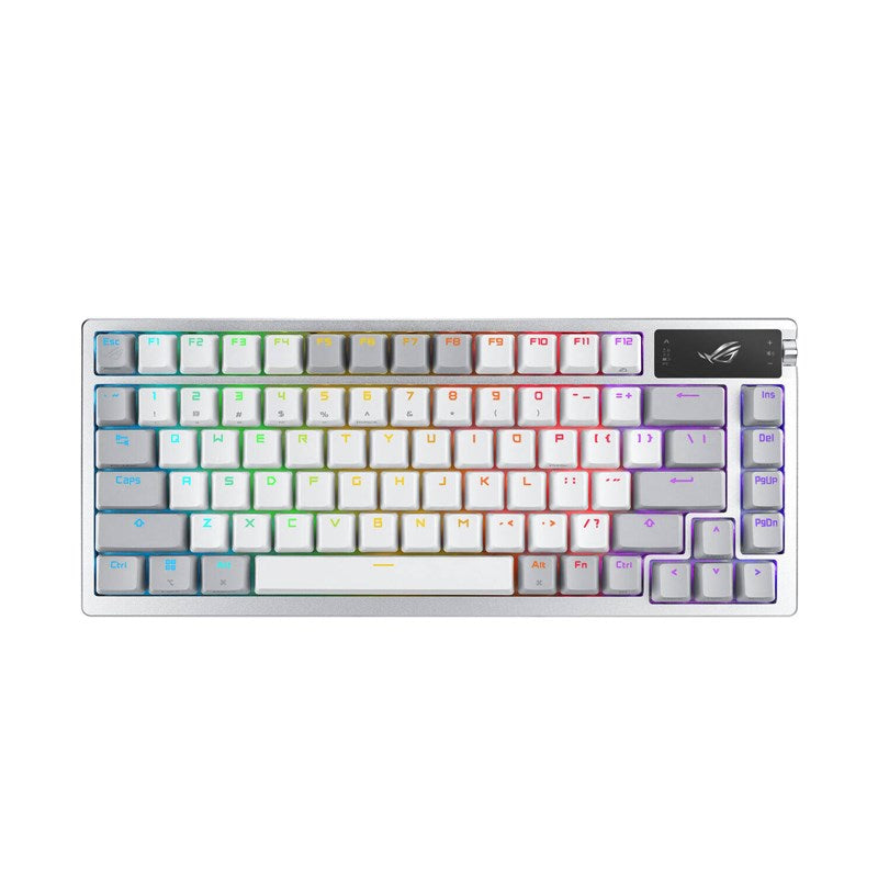 Asus ROG Azoth 75 Wireless RGB Mechanical Gaming Keyboard (ROG NX Red Switches) (Arabic Layout) - White