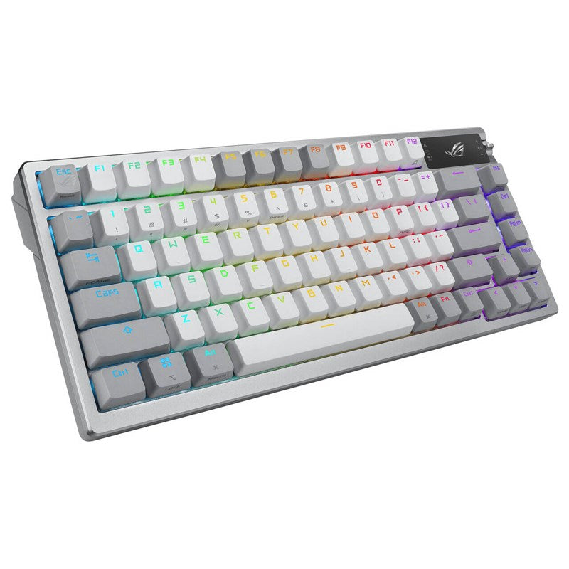 Asus ROG Azoth 75 Wireless RGB Mechanical Gaming Keyboard (ROG NX Red Switches) (Arabic Layout) - White