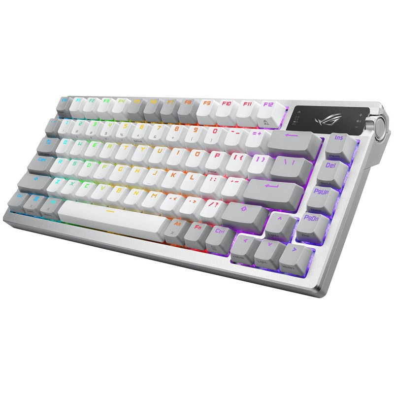 Asus ROG Azoth 75 Wireless RGB Mechanical Gaming Keyboard (ROG NX Red Switches) (Arabic Layout) - White