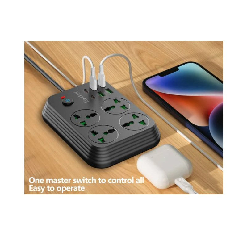 Earldom 3000 Watts Power Socket, 4 USB, 2 PD, 4 Power Plug