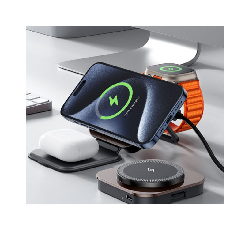 XO Foldable 3 in 1 Wireless Charger