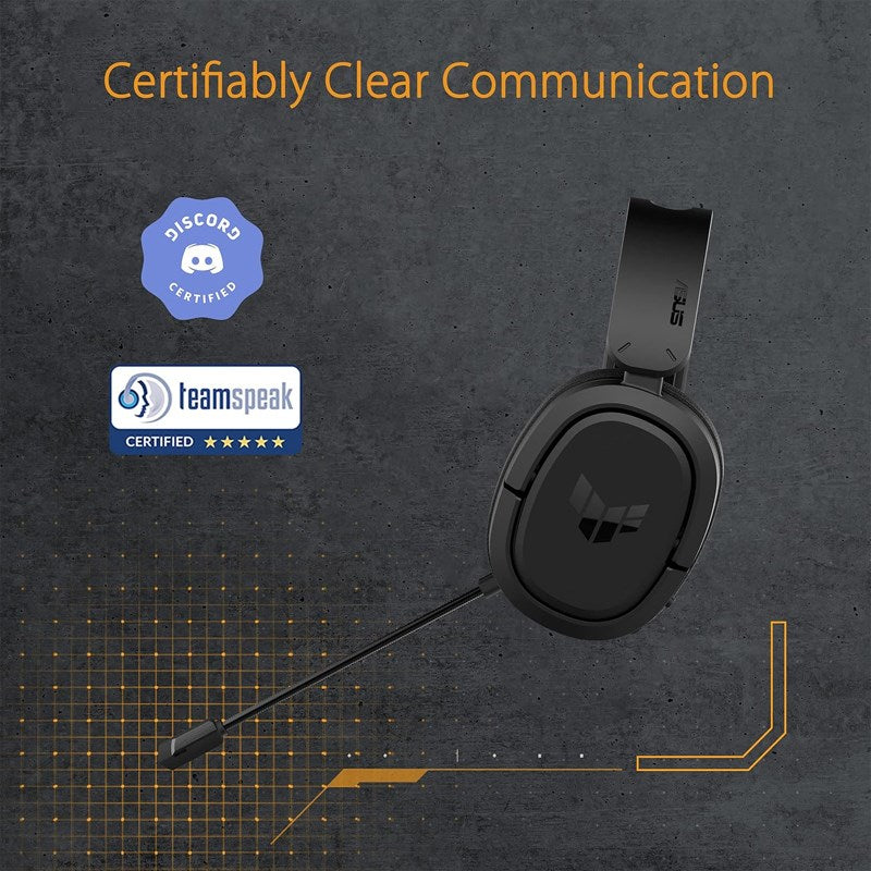 Asus TUF Gaming H1 Wireless Gaming Headset for PC, MAC, PS4/PS5, Switch - Black