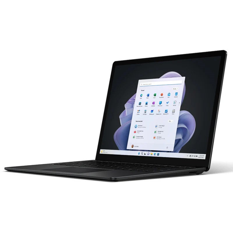 Microsoft Surface Laptop 5, 13” Display, Intel i7-1255U, RAM 16 GB, SSD 512 GB, Windows 11 Pro - Black