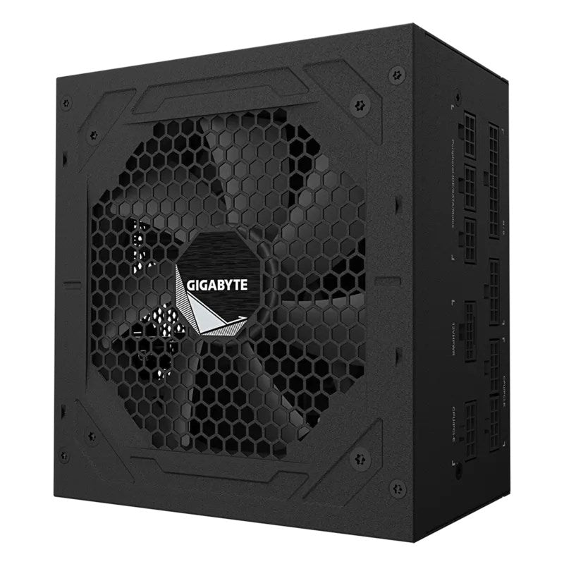 Gigabyte UD1000GM 1000 Watts Gen5 80 Plus Gold Fully Modular ATX Gaming Power Supply - Black