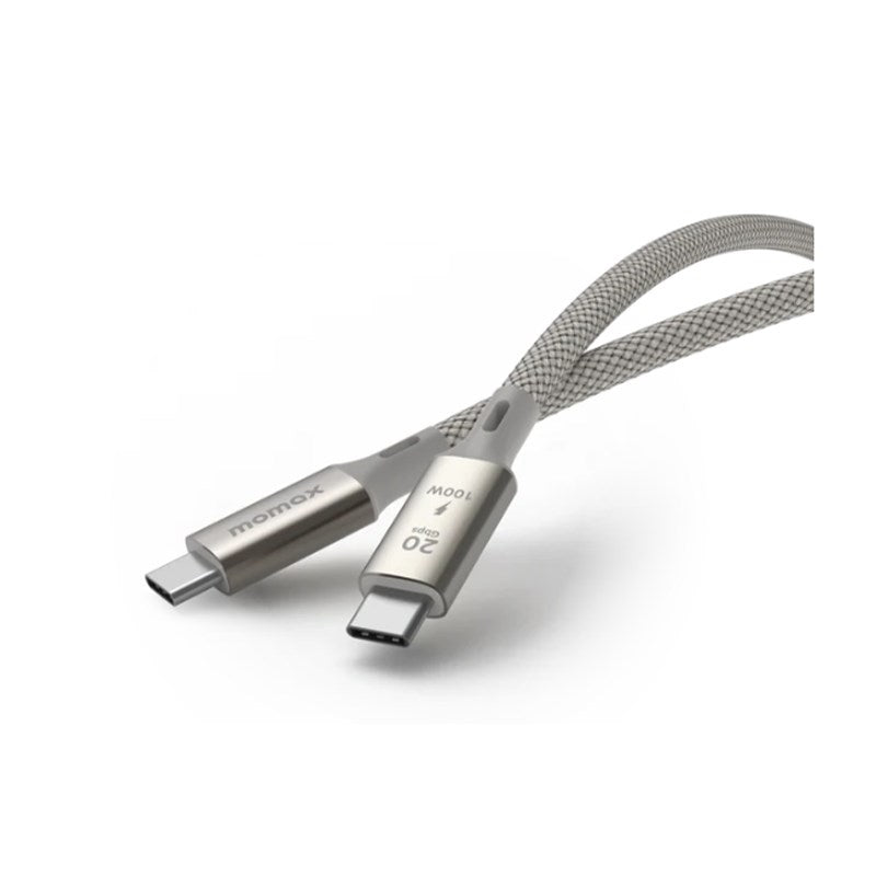 Momax Elite 100 Watts USB-C USB3.2 Gen 2x2 20Gbps Cable - 1 M