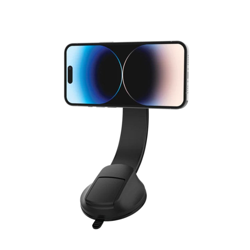Momax Q.Mag Mount5 15 W magnetic wireless charging car mount, Black