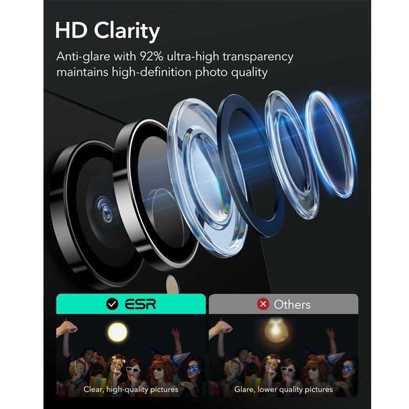 ESR S25 Ultra Armorite Camera Lens Protectors, Clear