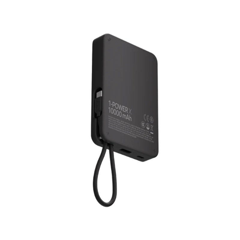 Momax 1-Power X Battery Pack (10000mAh) with Built-in USB-C Cable