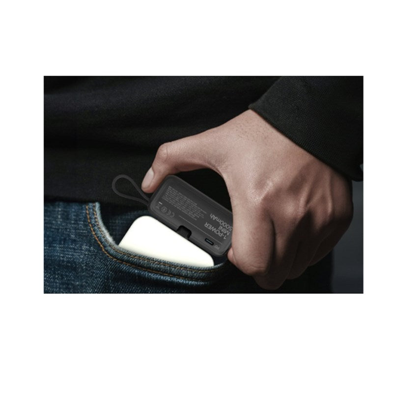 Momax 1-Power Mini 5000mAh Bulit-in Foldable USB-C Battery Pack