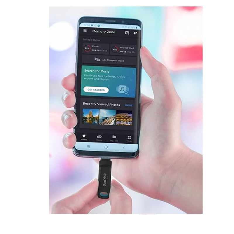 SanDisk 1 TB Ultra Dual Drive Go USB Type-C Flash Drive, Black