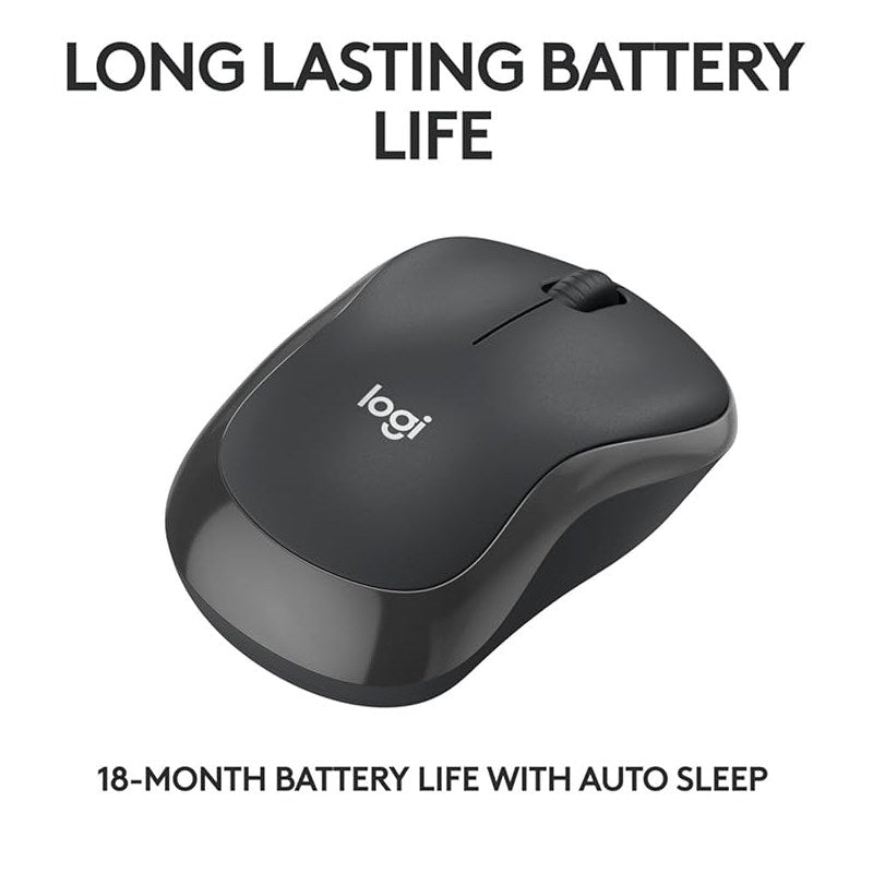 Logitech M241 Silent Bluetooth Mouse - Graphite