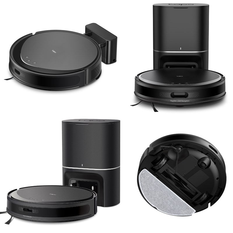 TP-Link 5300 Pa Suction MagSlim LiDAR Navigation Robot Vacuum and Mop with Auto-Empty Dock