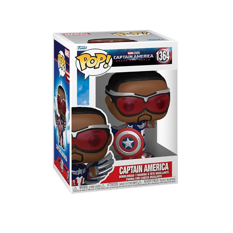 Funko Pop! Marvel: Captain America Brave New World - Captain America (Sam Wilson)