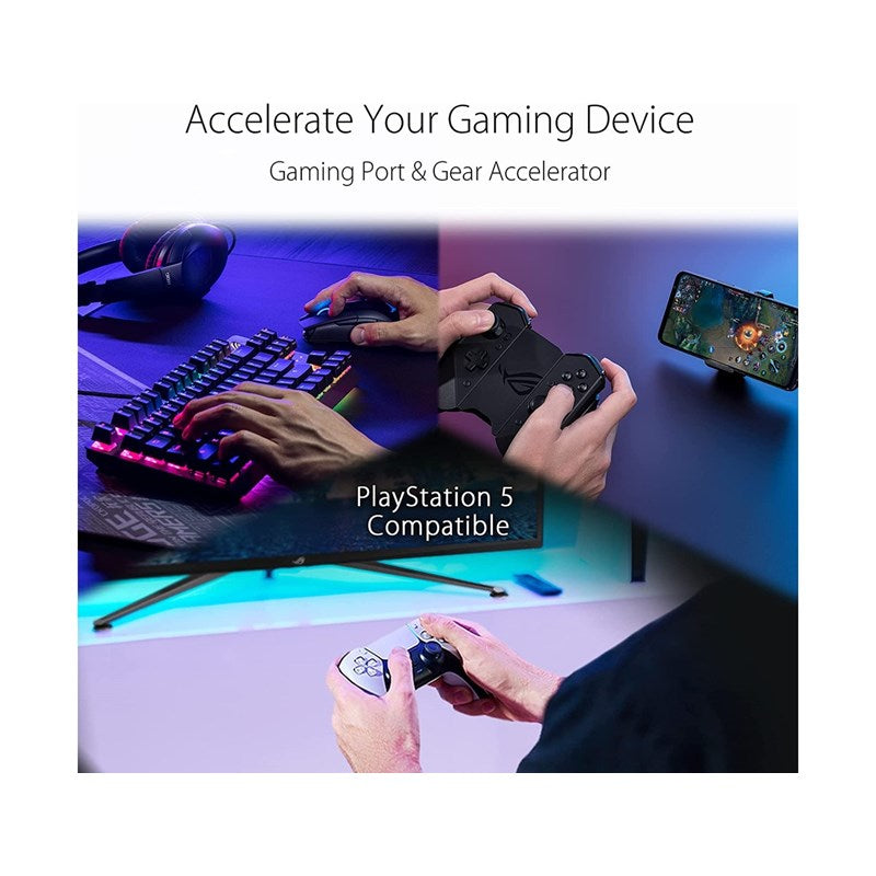 Asus ROG Strix AX5400 Wi-Fi 6 Gaming Router - Dedicated Gaming Port, VPN Fusion, Instant Guard, AiMesh, Adaptive QoS, Port Forwarding, Aura RGB- Open Box