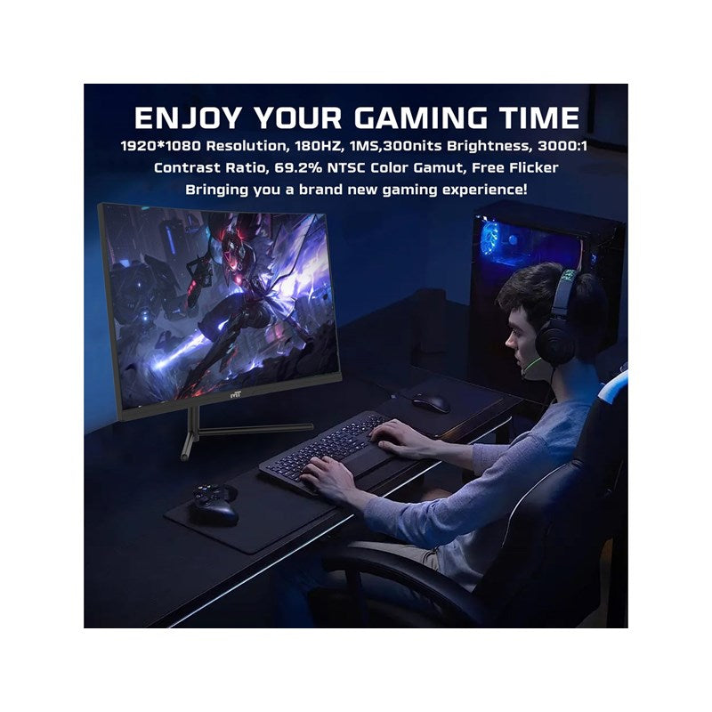 Twisted Minds 27'‘ Curve, FHD 180Hz, VA, 0.5ms, HDMI2.0, HDR Gaming Monitor - Open Box