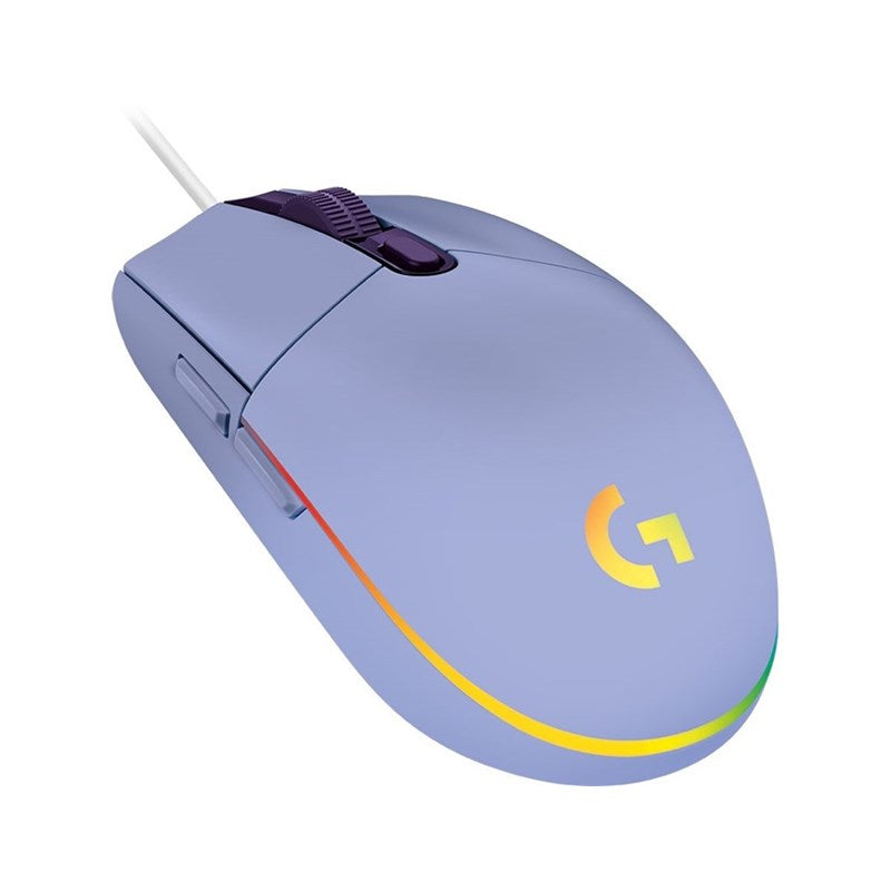 Logitech G203 LIGHTSYNC RGB Lighting Gaming Mouse - Lilac - Open Box
