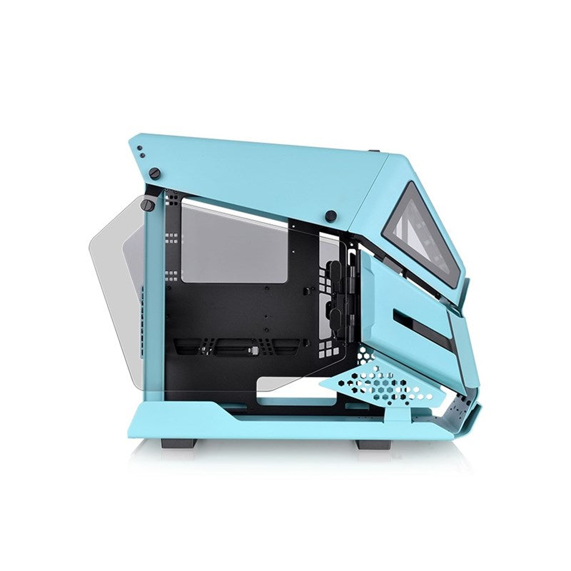 Thermaltake AH T200 Helicopter Styled Open Frame Micro ATX Gaming Case - Turquoise - Open Box