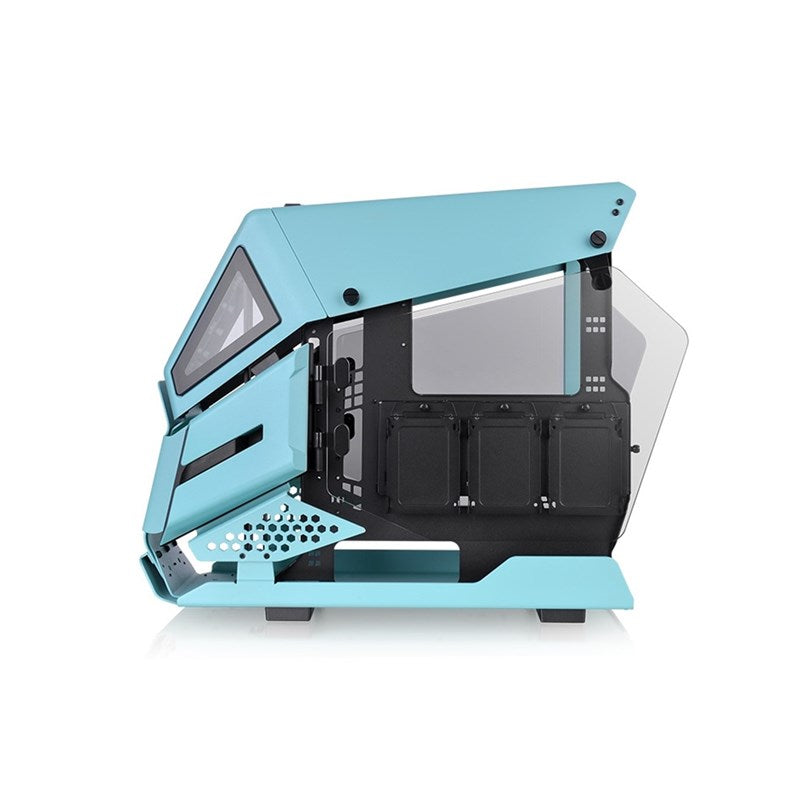 Thermaltake AH T200 Helicopter Styled Open Frame Micro ATX Gaming Case - Turquoise - Open Box