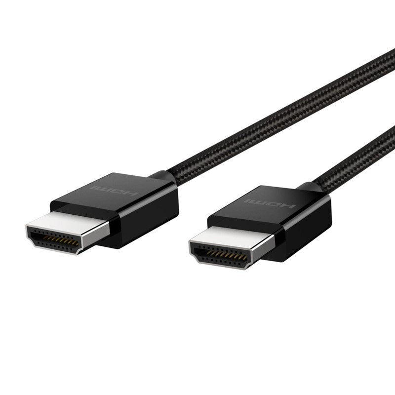 Belkin 4K Ultra High-Speed HDMI 2.1 Braided Cable, 2 Meter, Black - Open Box