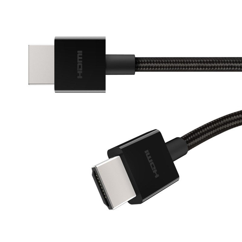 Belkin 4K Ultra High-Speed HDMI 2.1 Braided Cable, 2 Meter, Black - Open Box