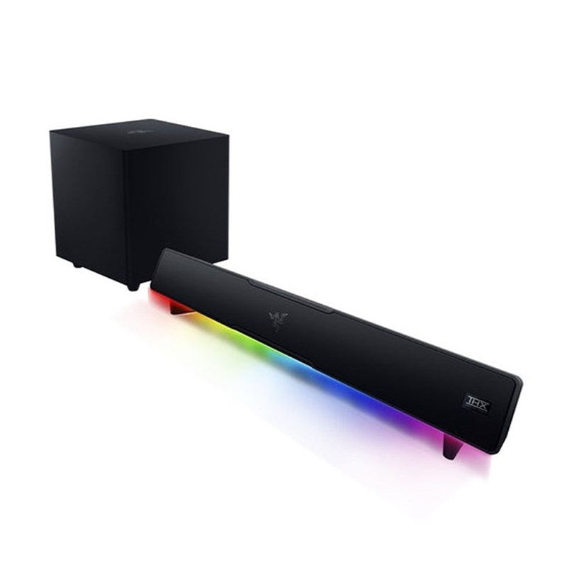 Razer Leviathan V2 Gaming Soundbar with Subwoofer, THX Spatial Audio, Bluetooth 5.2, USB Audio Input, Black - Open Box
