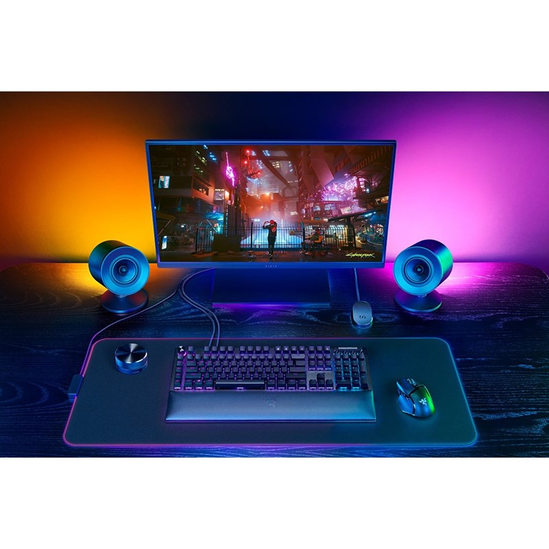 Razer Nommo V2 Pro Full-Range 2.1 PC Gaming Speakers with Wireless Subwoofer - Black - Open Box